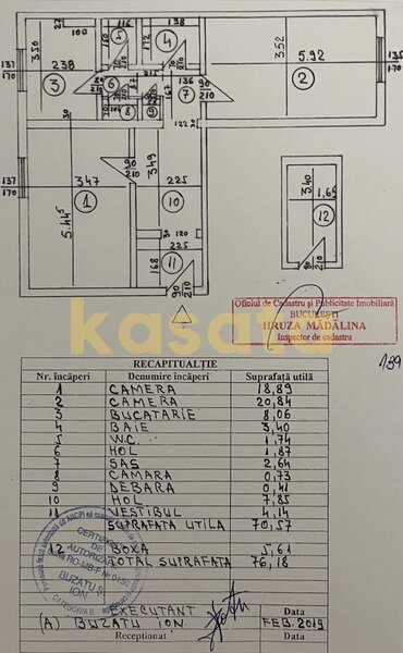 Vatra Luminoasa, metrou, spital Monza, Mega Mall, stadion, ap. 2 camere 70 mp, boxa